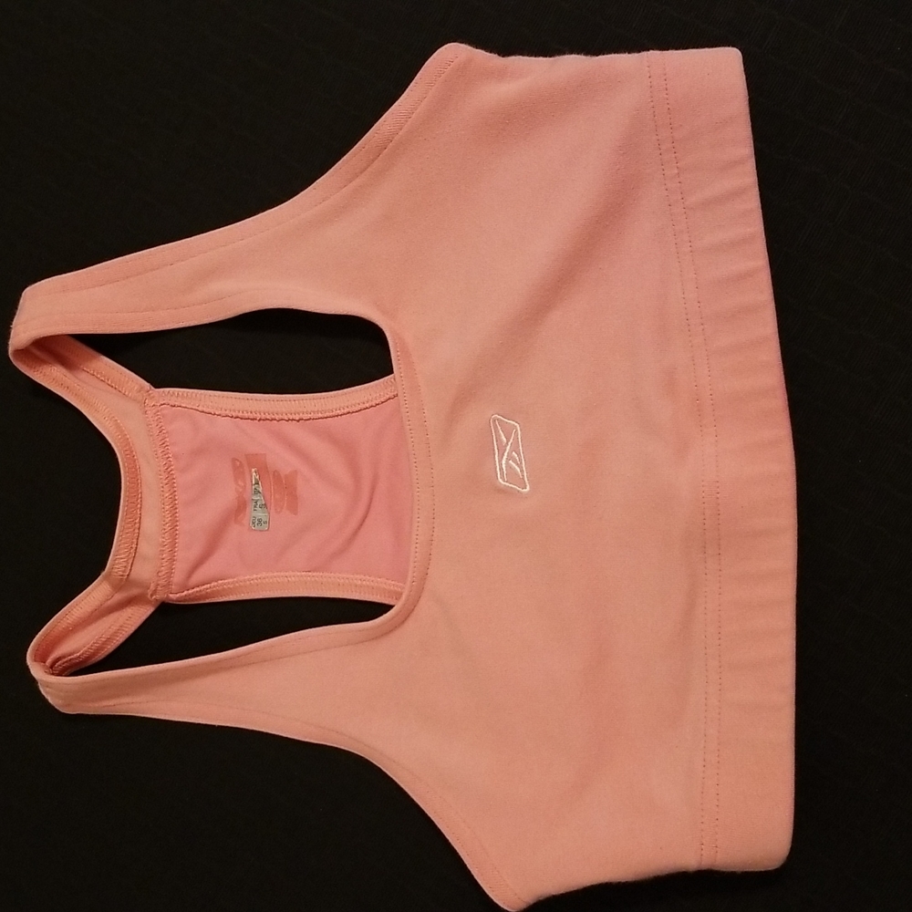 REEBOK SPORTS BRA (pink) sz small